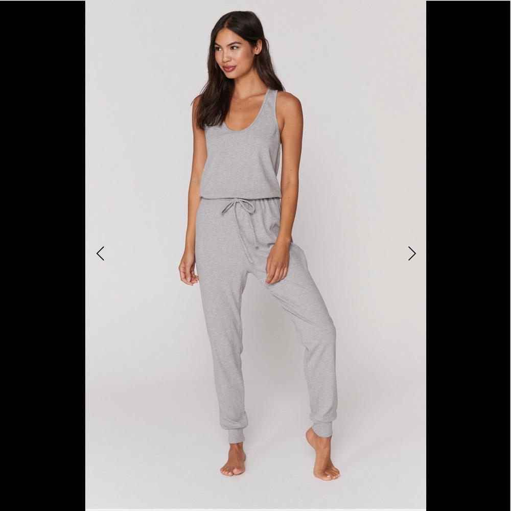 Spiritual gangster ribbed jumpsuit